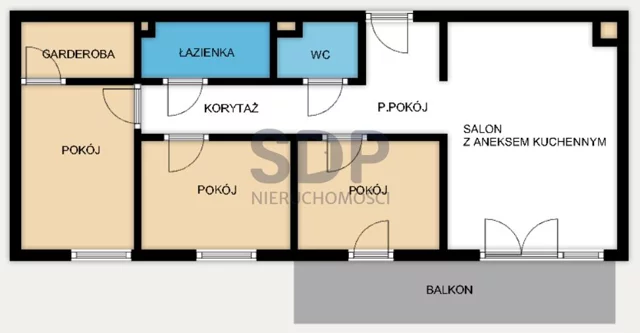 Apartament na sprzedaż 71,33 m², piętro 1, oferta nr 33156