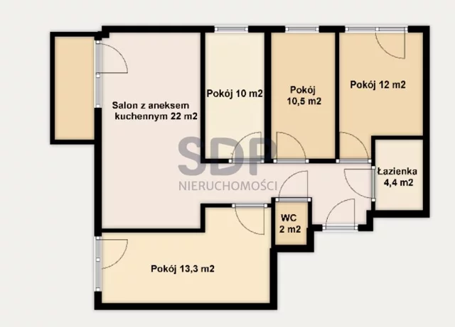 Apartament na sprzedaż 84,00 m², piętro 1, oferta nr 32104