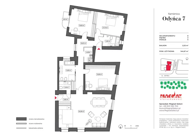 Apartament na sprzedaż 144,87 m², piętro 2, oferta nr 537