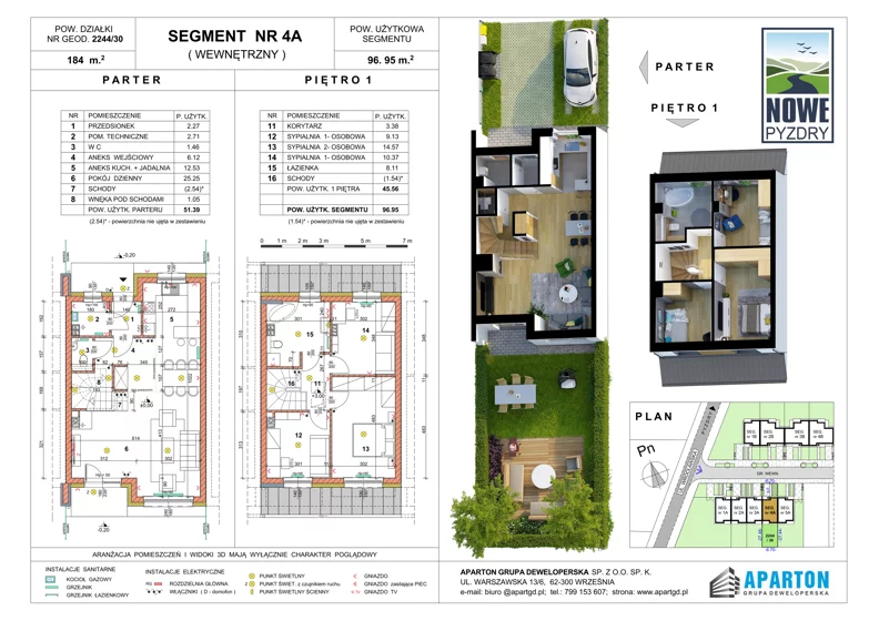Dom 96,95 m², oferta nr 4A, Nowe Pyzdry, Pyzdry, ul. Wrocławska