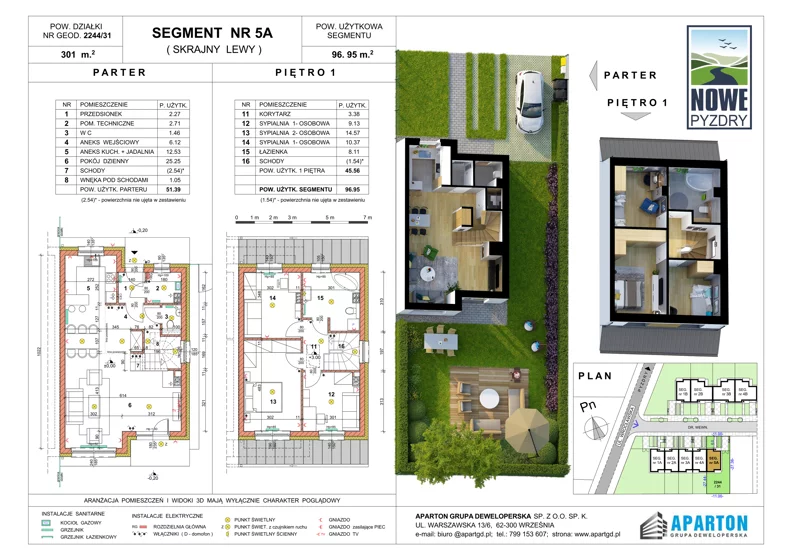 Dom 96,95 m², oferta nr 5A, Nowe Pyzdry, Pyzdry, ul. Wrocławska
