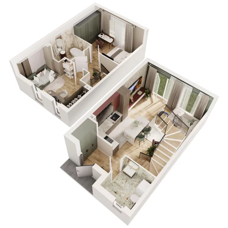 Dom 72,53 m², oferta nr 99A, Nova Magdalenka 7 - etap 8, Słomin, ul. Janczewicka