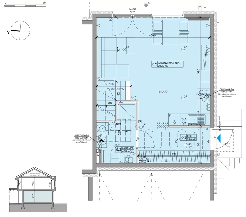 Dom 81,17 m², oferta nr 36B, Ogrody Przyjaciół 5 - etap 3, Warszawa, Białołęka, Szamocin, ul. Cieślewskich
