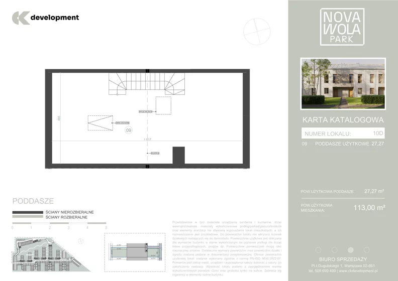 Dom 113,00 m², oferta nr 10D, Nova Wola Park II, Nowa Wola, ul. Przepiórki