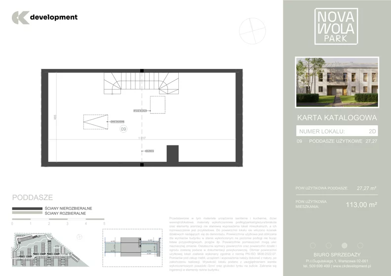 Dom 113,00 m², oferta nr 2D, Nova Wola Park II, Nowa Wola, ul. Przepiórki