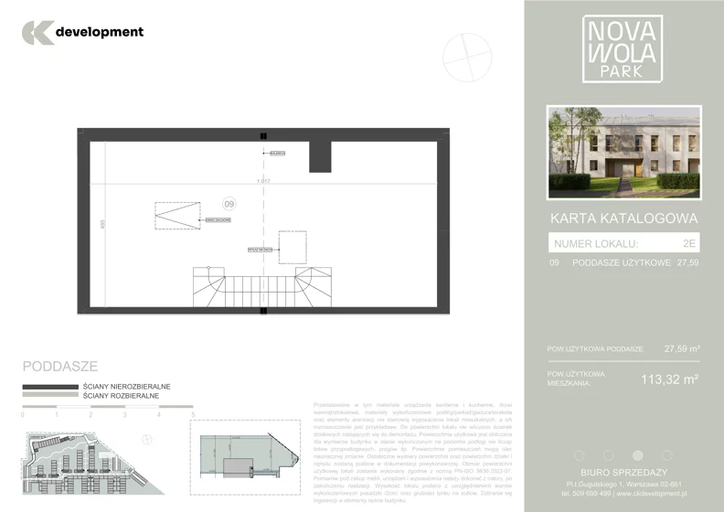 Dom 113,32 m², oferta nr 2E, Nova Wola Park II, Nowa Wola, ul. Przepiórki