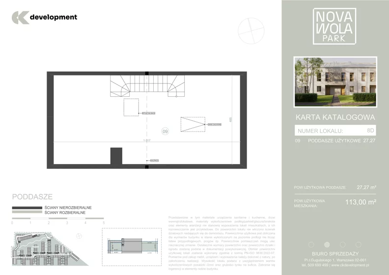 Dom 113,00 m², oferta nr 8D, Nova Wola Park II, Nowa Wola, ul. Przepiórki