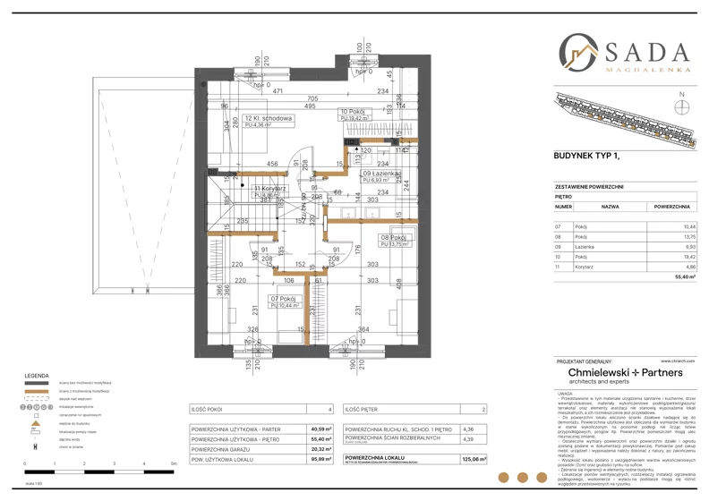 Dom 125,06 m², oferta nr 39, Osada Magdalenka 2 - etap II, Słomin, ul. Biedronki