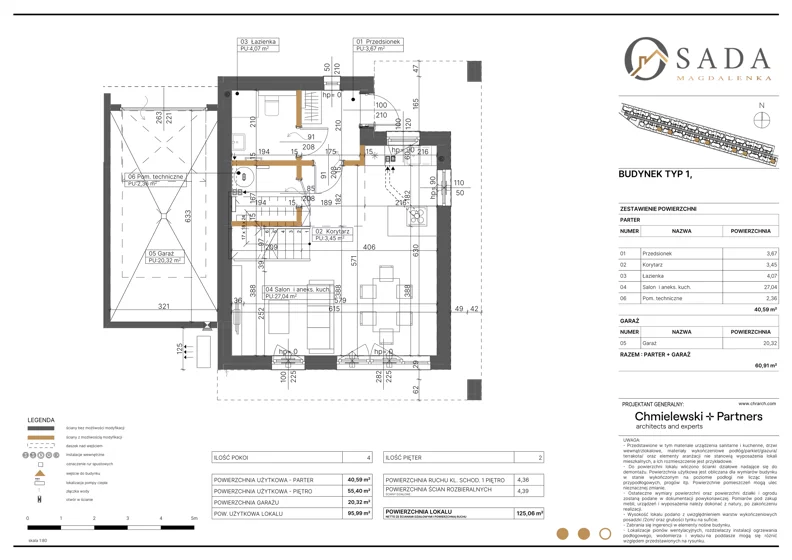 Dom 125,06 m², oferta nr 41, Osada Magdalenka 2 - etap II, Słomin, ul. Biedronki