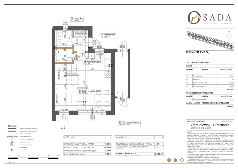 Dom 89,49 m², oferta nr 42, Osada Magdalenka 2 - etap II, Słomin, ul. Biedronki