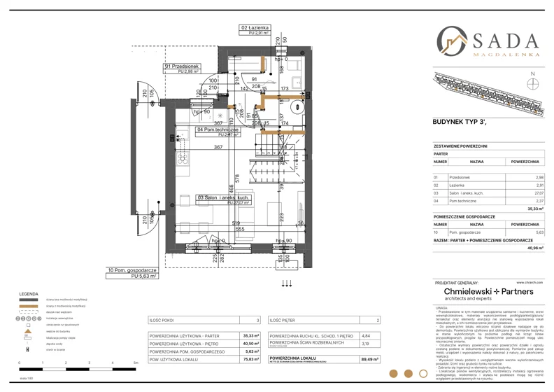 Dom 89,49 m², oferta nr 43, Osada Magdalenka 2 - etap II, Słomin, ul. Biedronki