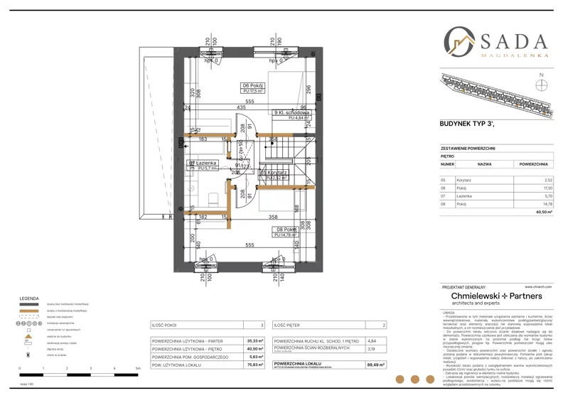 Dom 89,49 m², oferta nr 43, Osada Magdalenka 2 - etap II, Słomin, ul. Biedronki