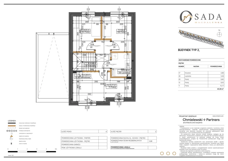 Dom 113,29 m², oferta nr 68, Osada Magdalenka 2 - etap II, Słomin, ul. Biedronki