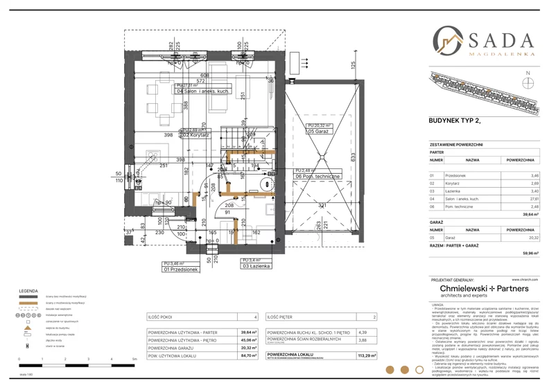 Dom 113,29 m², oferta nr 71, Osada Magdalenka 2 - etap II, Słomin, ul. Biedronki