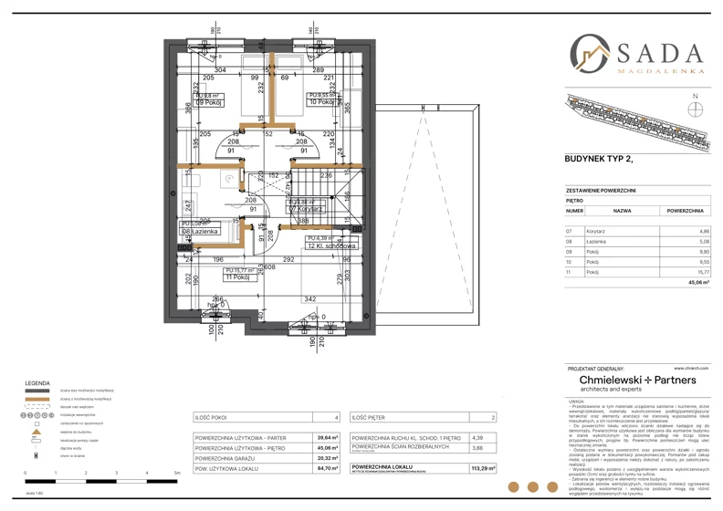 Dom 113,29 m², oferta nr 71, Osada Magdalenka 2 - etap II, Słomin, ul. Biedronki