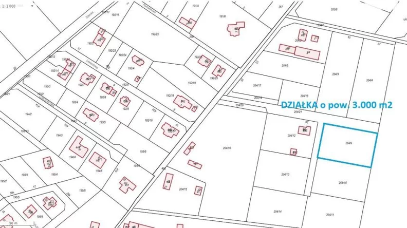 Działka 3 000,00 m², oferta nr , 23600, Korzystno