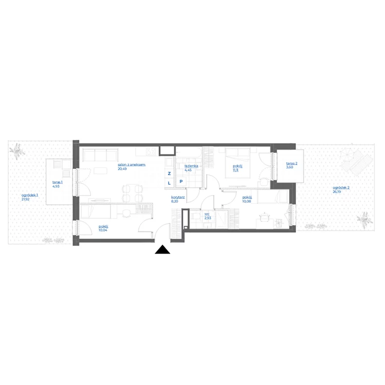 4 pokoje, mieszkanie 67,30 m², parter, oferta nr 28/51, Leśny Marcelin, Poznań, Grunwald, Junikowo, ul. Jeleniogórska