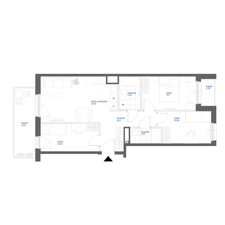 4 pokoje, mieszkanie 67,34 m², piętro 5, oferta nr 28/66, Leśny Marcelin, Poznań, Grunwald, Junikowo, ul. Jeleniogórska