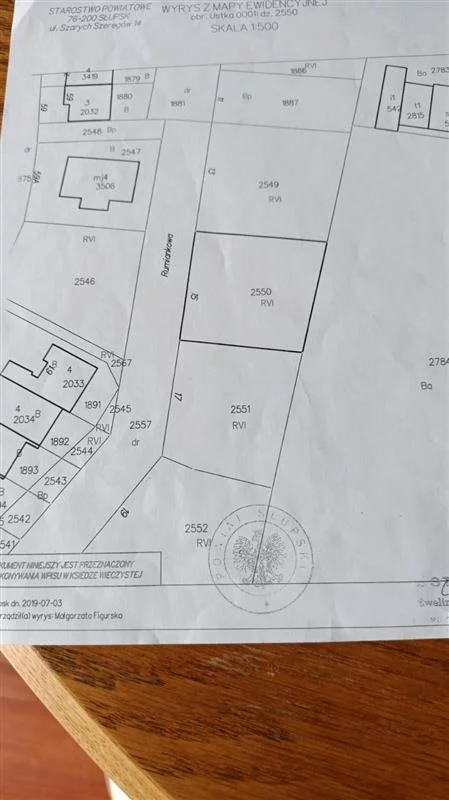 Działka 571,00 m², oferta nr , IF04375, Ustka, Rumiankowa