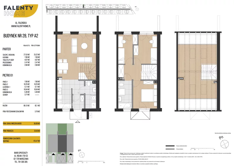 Dom 82,10 m², oferta nr 28, Falenty Home III etap, Falenty Duże, ul. Falencka
