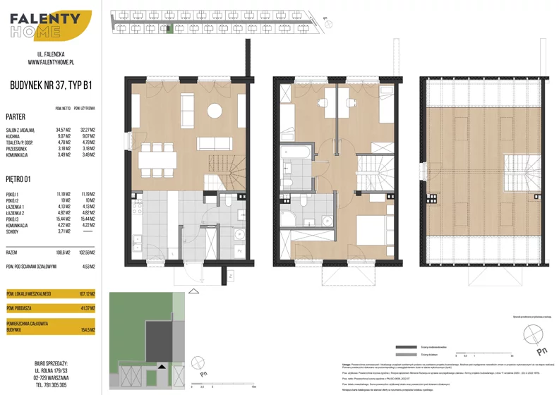 Dom 102,59 m², oferta nr 37, Falenty Home III etap, Falenty Duże, ul. Falencka