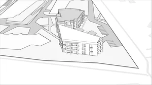 Wirtualna makieta 3D apartamentu 38.68 m², A2