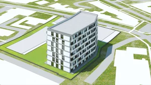 Wirtualna makieta 3D apartamentu 38.71 m², B/3