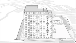 Wirtualna makieta 3D apartamentu 41.18 m², A1.5.16