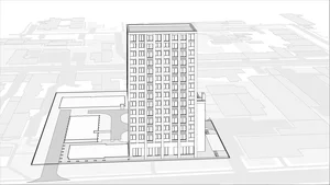 Wirtualna makieta 3D apartamentu 43.78 m², AA.26