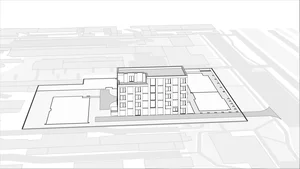 Wirtualna makieta 3D apartamentu 42.93 m², B.26