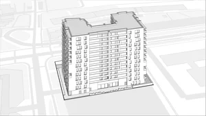 Wirtualna makieta 3D apartamentu 109.72 m², M.B11.3