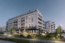 Ultra Marina, nowe apartamenty wakacyjne, Rutkowski Development, ul. bp. Edwarda Samsela 3, Jeziorna, Ełk