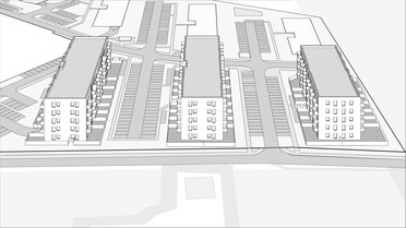 Wirtualna makieta 3D inwestycji Osiedle Pastelowe