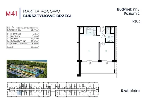 Apartament na sprzedaż 42,72 m², piętro 2, oferta nr 213/13467/OMS