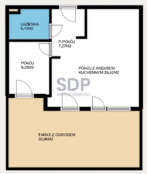 Apartament na sprzedaż 50,04 m², parter, oferta nr 32337