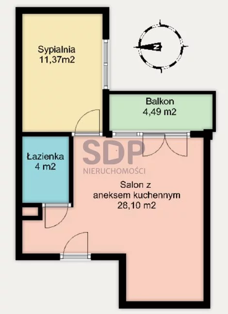 Apartament na sprzedaż 43,47 m², piętro 2, oferta nr 33230