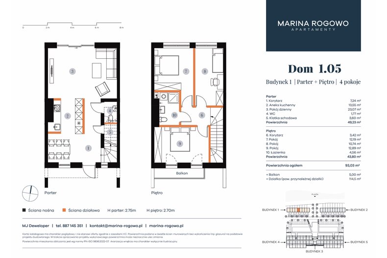 Dom wakacyjny 93,03 m², oferta nr 1.05