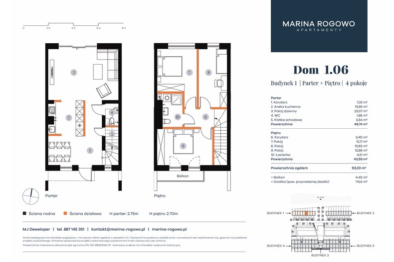 Dom wakacyjny 93,33 m², oferta nr 1.06