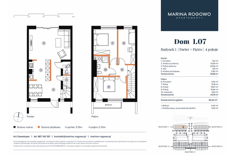 Dom wakacyjny 93,44 m², oferta nr 1.07