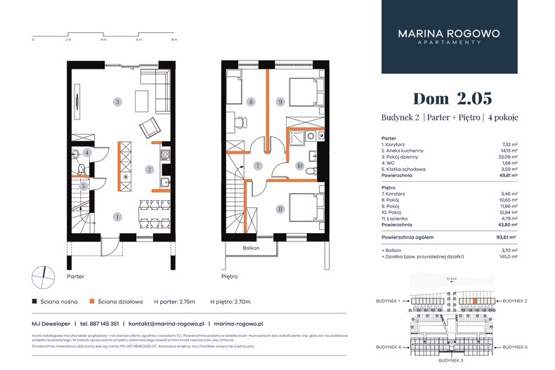 Dom wakacyjny 93,61 m², oferta nr 2.05