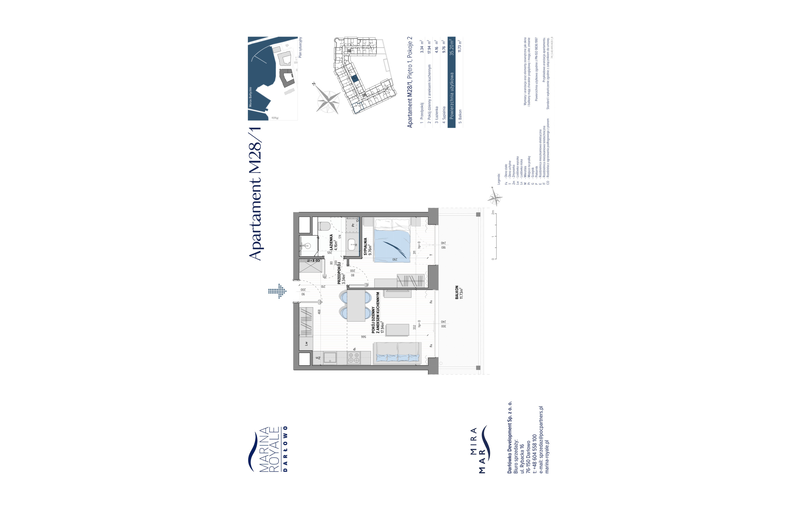 Apartament wakacyjny 35,20 m², piętro 1, oferta nr M28/1