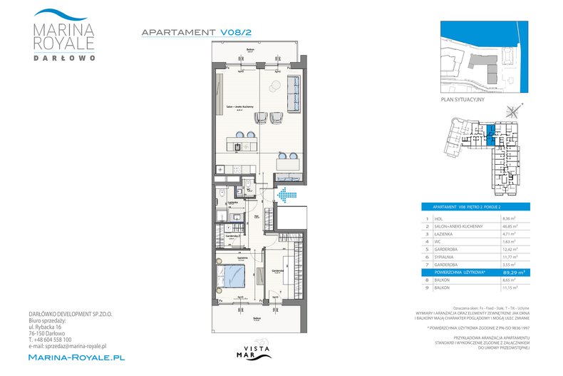 Apartament wakacyjny 89,29 m², piętro 2, oferta nr V08/2