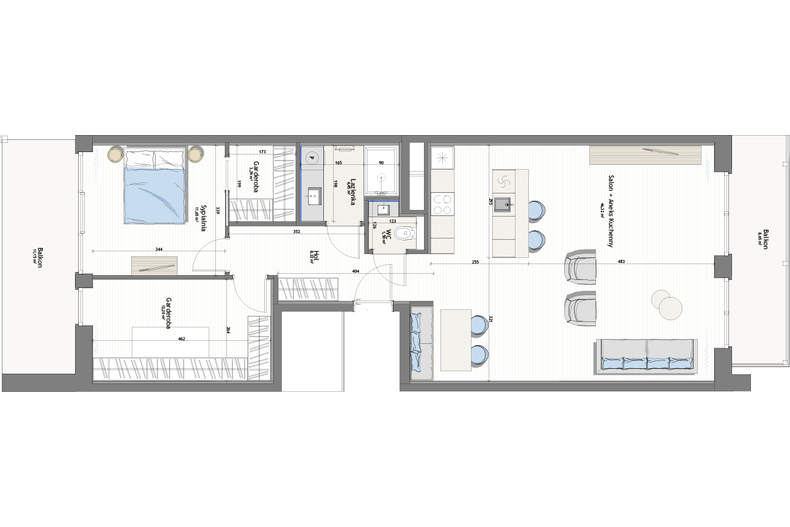 Apartament wakacyjny 89,13 m², piętro 1, oferta nr V08/1