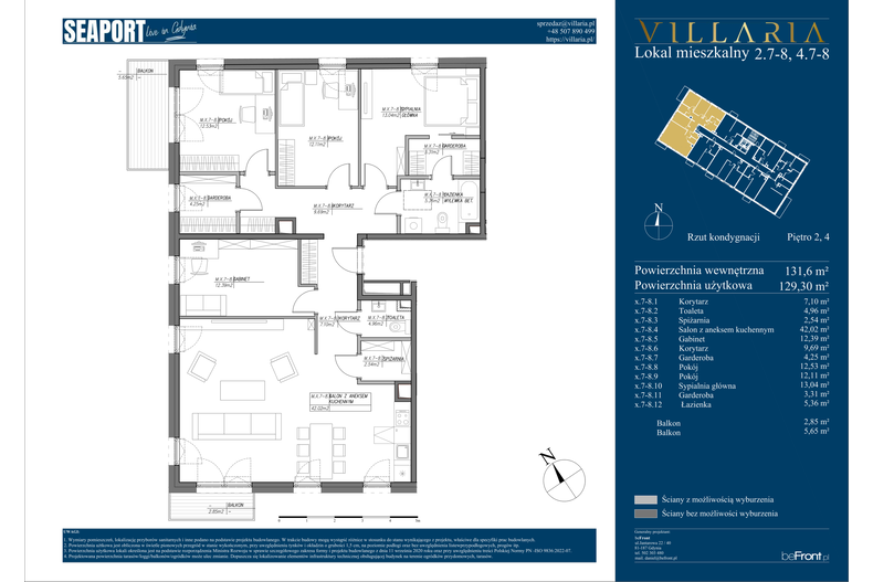 Apartament wakacyjny 131,60 m², piętro 2, oferta nr 2.8-2.7