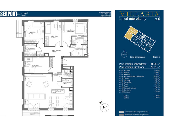 Apartament wakacyjny 131,56 m², piętro 2, oferta nr 2.8-2.7