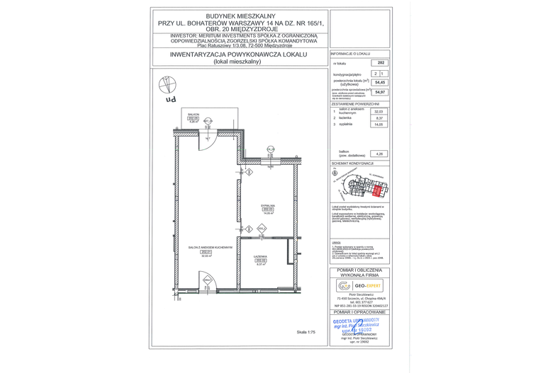 Apartament wakacyjny 54,45 m², piętro 1, oferta nr 202/1.09