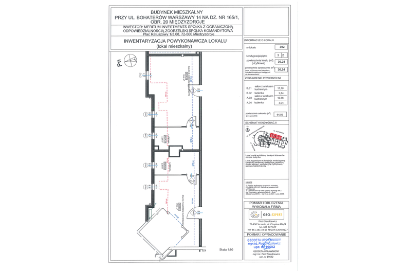 Apartament wakacyjny 36,24 m², piętro 2, oferta nr 302/2.32