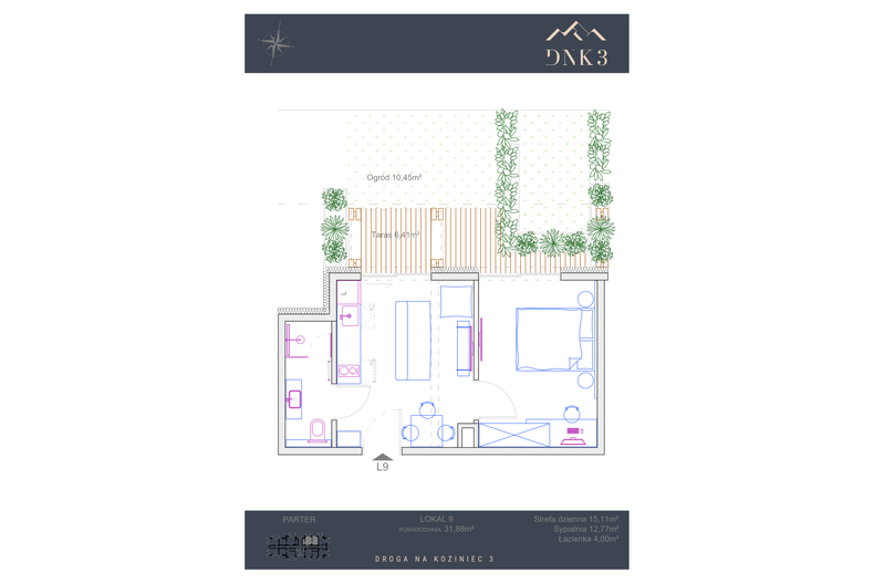 Apartament wakacyjny 31,88 m², parter, oferta nr L9