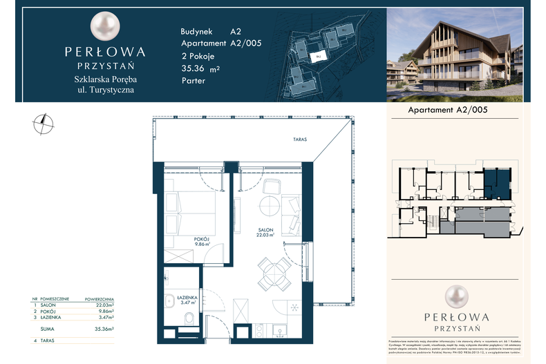Apartament wakacyjny 35,36 m², parter, oferta nr 5