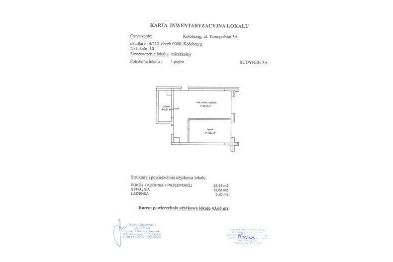 Apartament wakacyjny 43,65 m², piętro 1, oferta nr A10